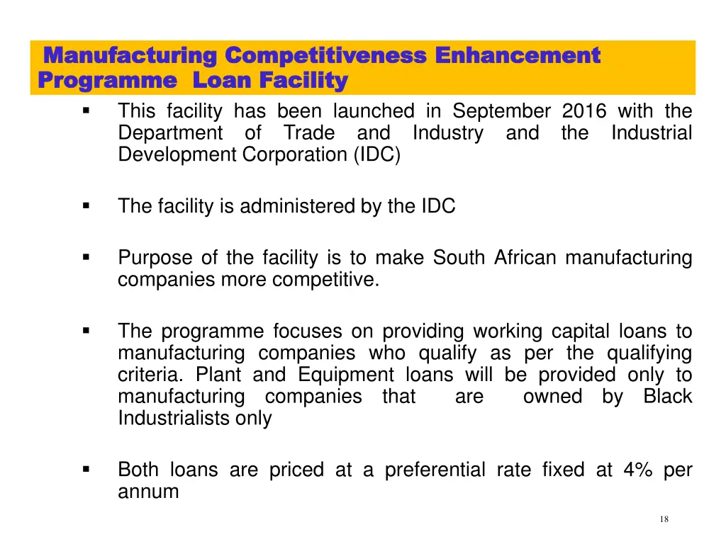 manufacturing competitiveness enhancement