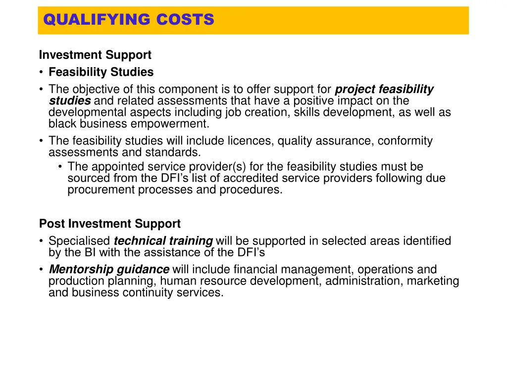 qualifying costs 1