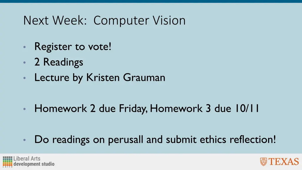 next week computer vision