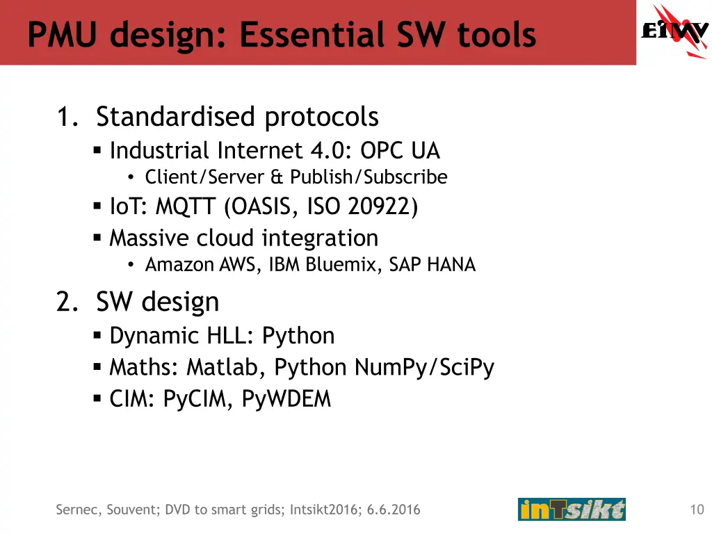 pmu design essential sw tools