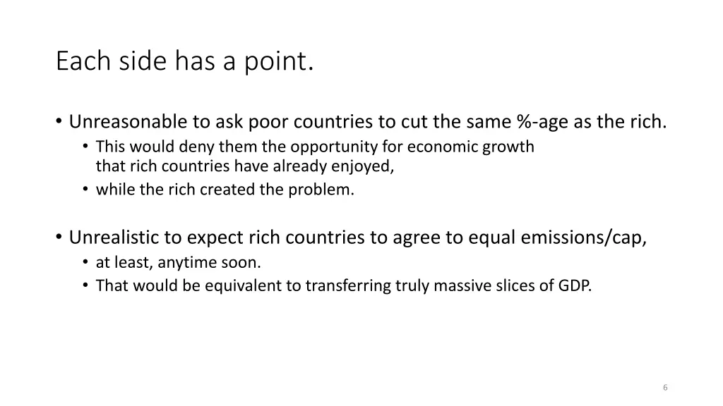 each side has a point