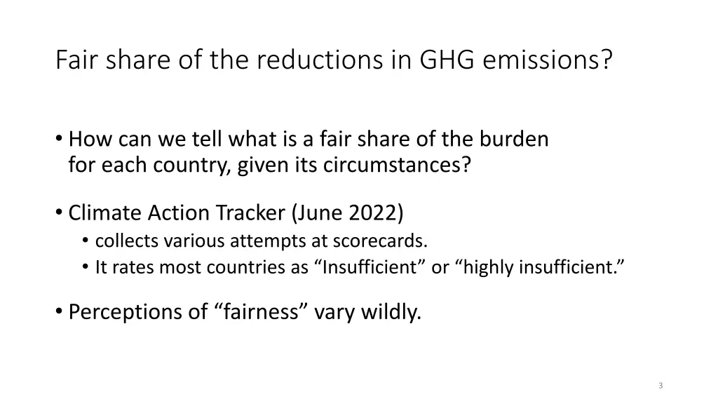 fair share of the reductions in ghg emissions