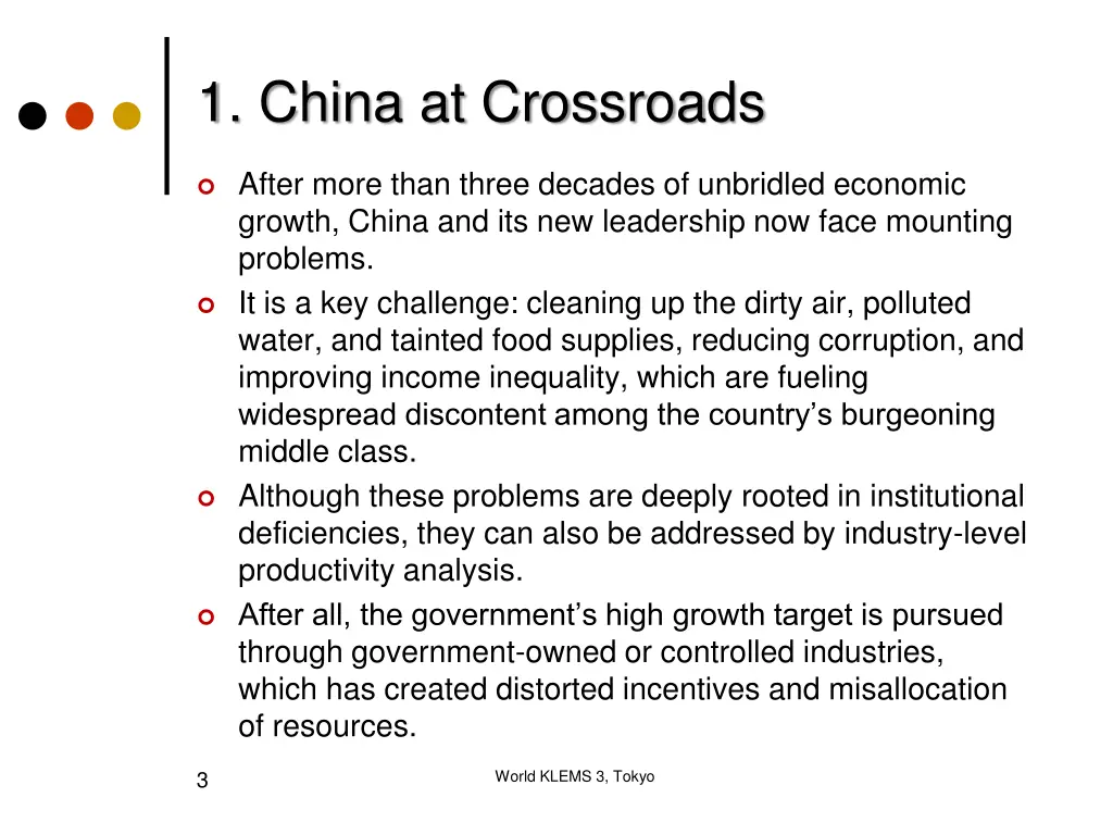 1 china at crossroads