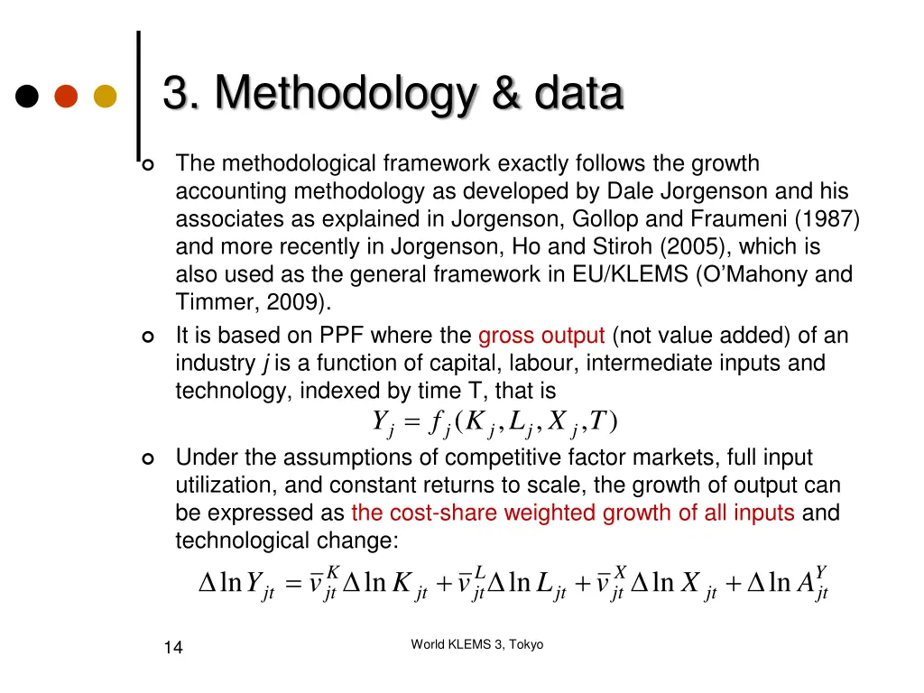 3 methodology data
