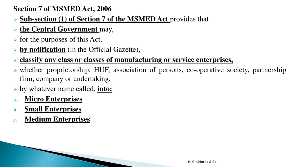section 7 of msmed act 2006 sub section
