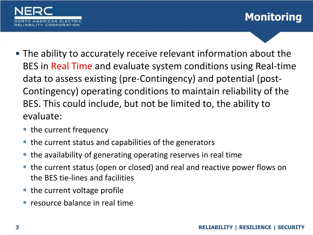 monitoring