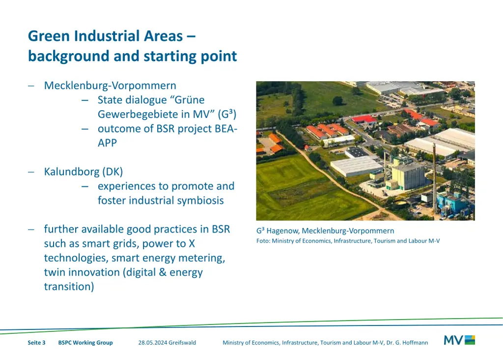 green industrial areas background and starting
