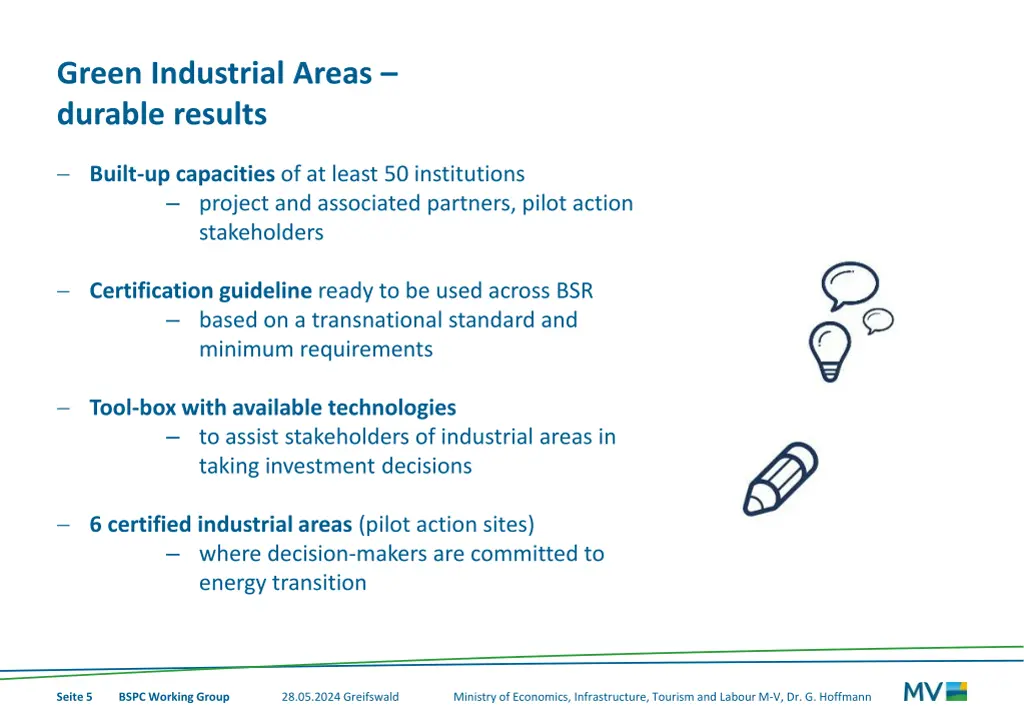 green industrial areas durable results