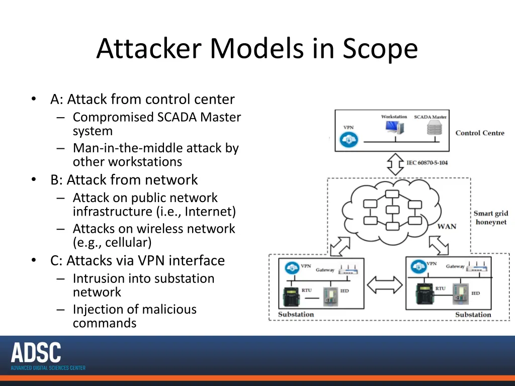 attacker models in scope