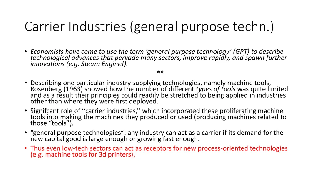 carrier industries general purpose techn