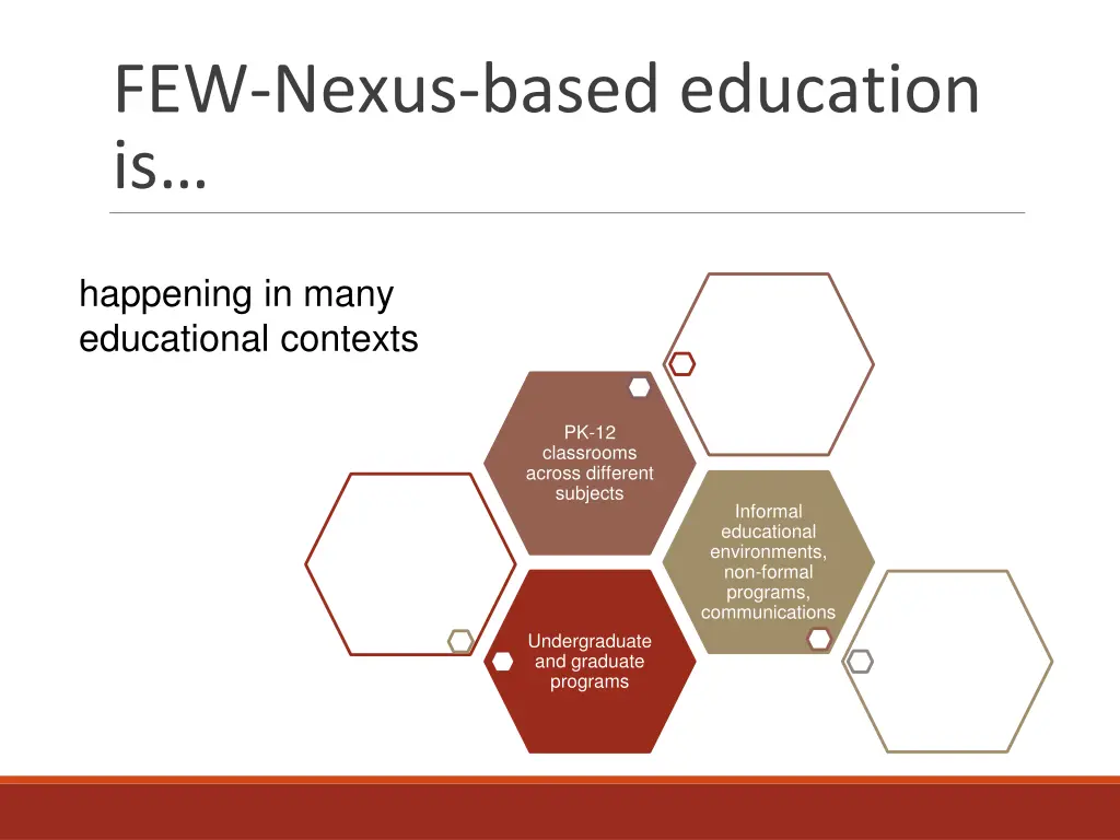 few nexus based education is 1