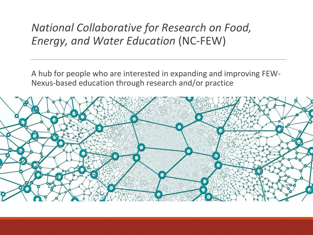 national collaborative for research on food