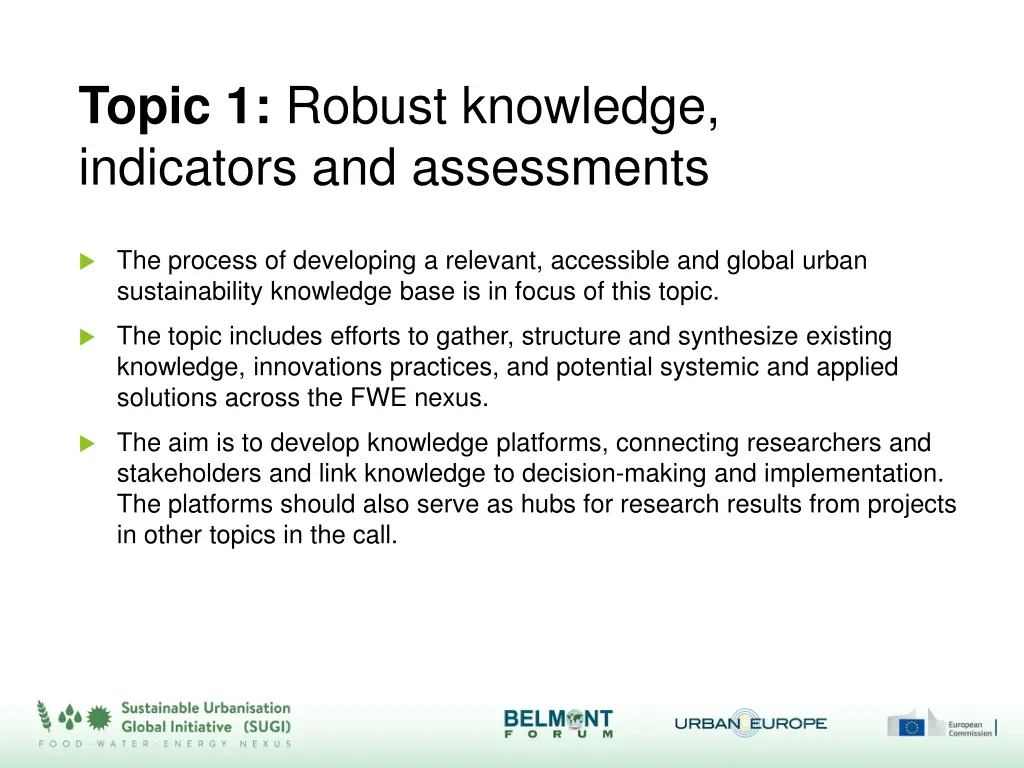 topic 1 robust knowledge indicators