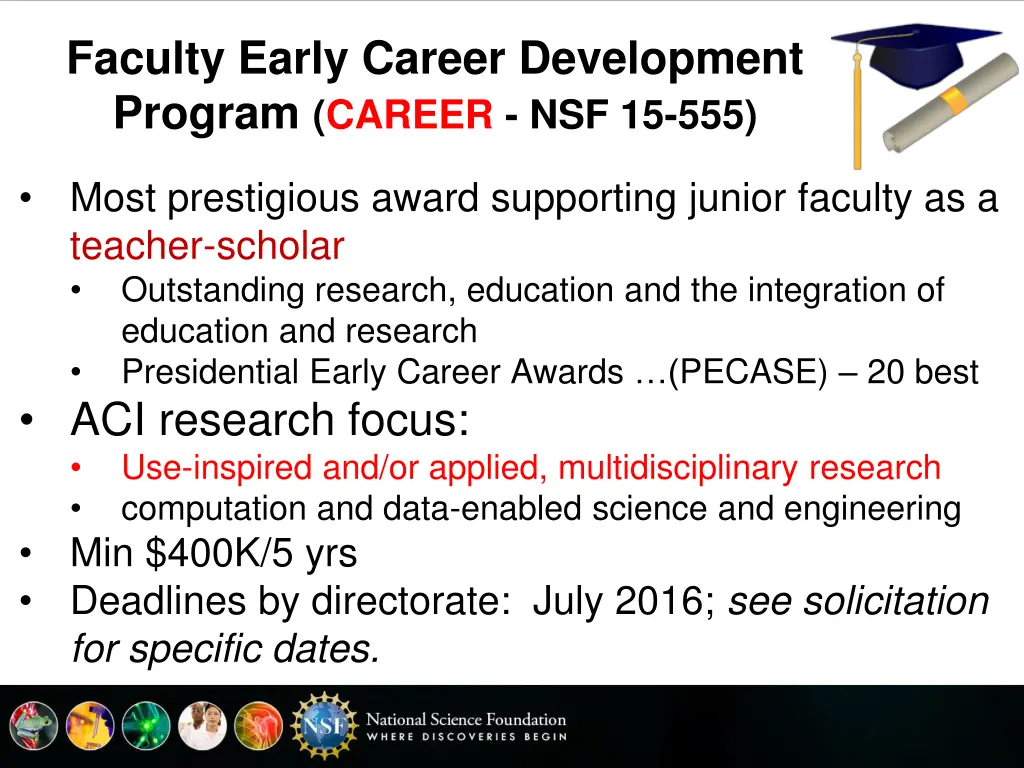faculty early career development program career