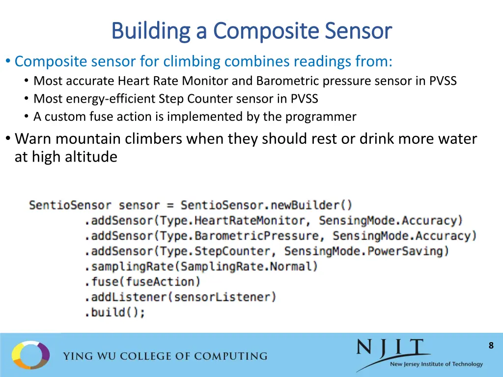 building a composite sensor building a composite