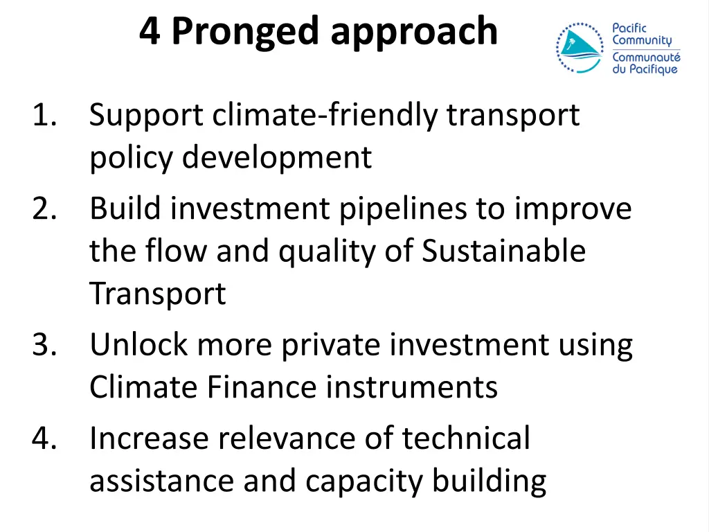 4 pronged approach