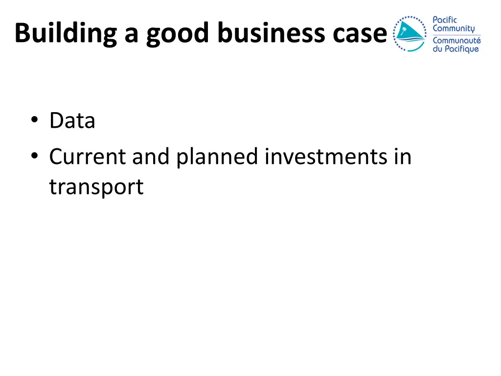 building a good business case
