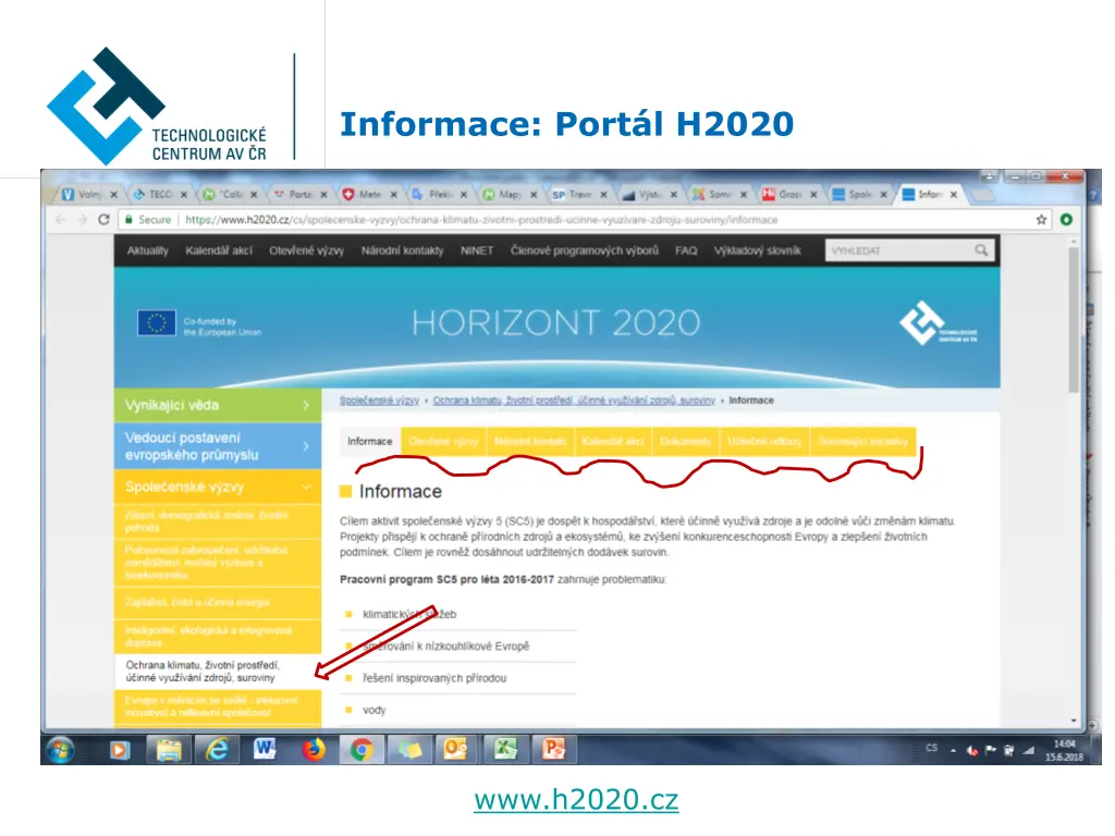 informace port l h2020