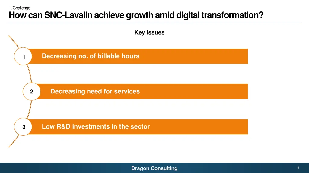 1 challenge how can snc lavalin achieve growth