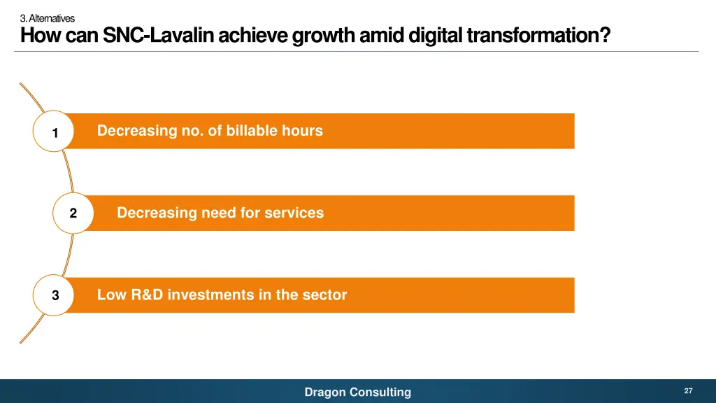 3 alternatives how can snc lavalin achieve growth