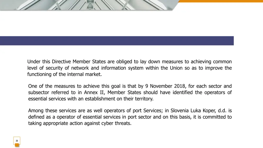 under this directive member states are obliged