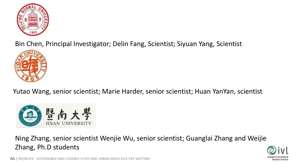 bin chen principal investigator delin fang