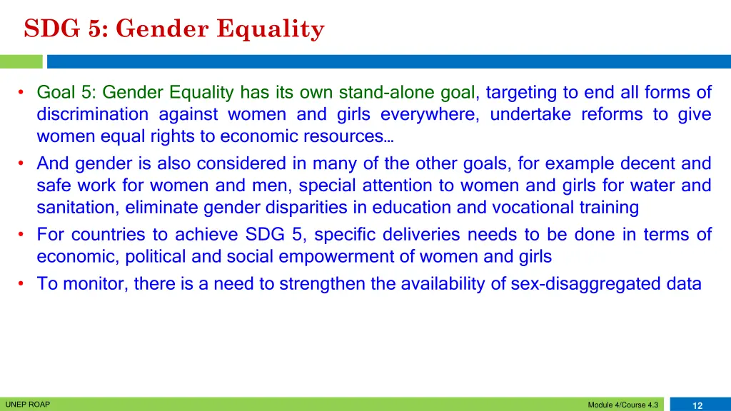 sdg 5 gender equality