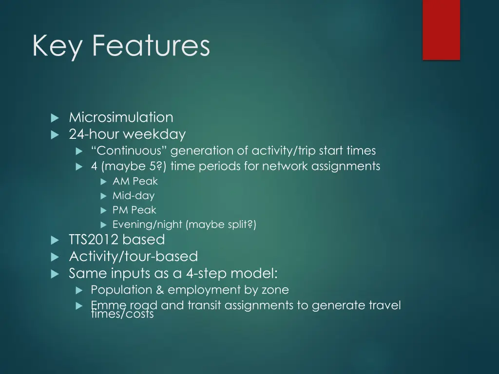 key features