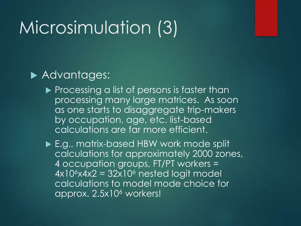 microsimulation 3
