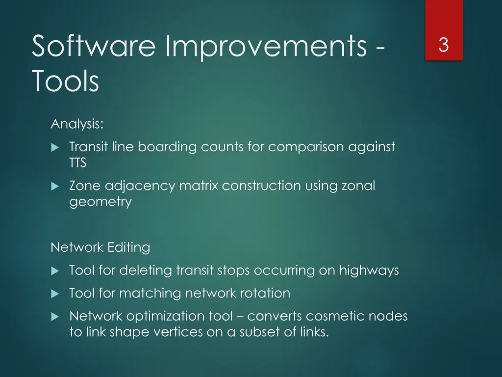 software improvements tools