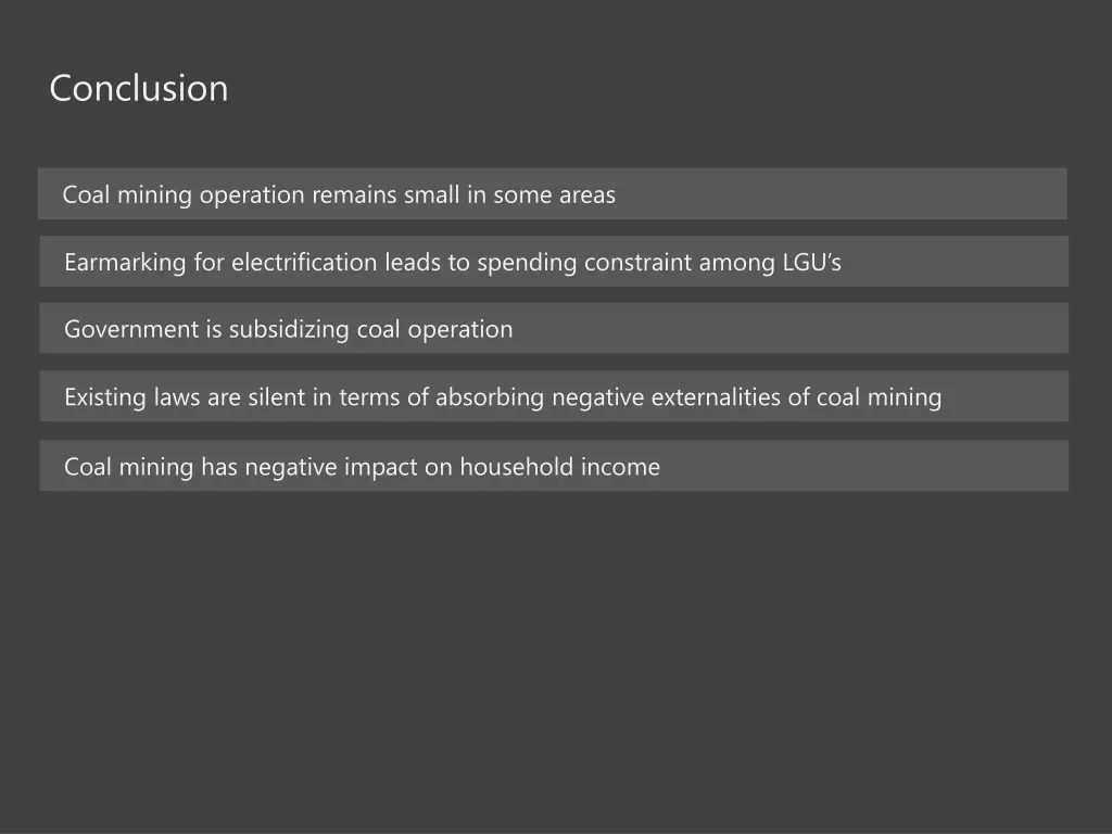 conclusion