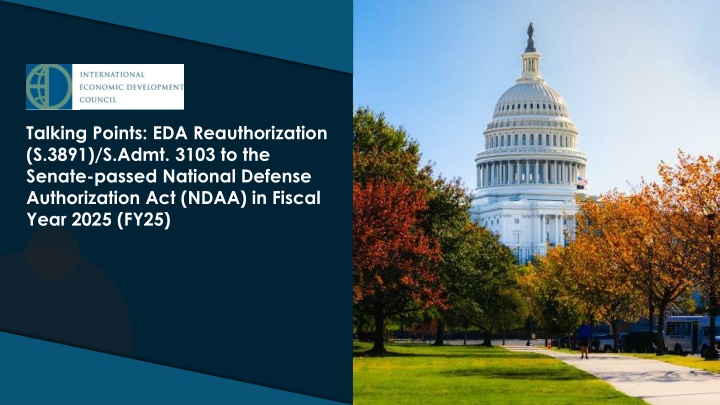 talking points eda reauthorization s 3891 s admt