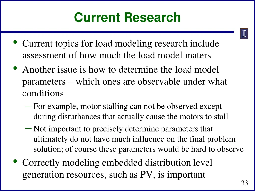 current research