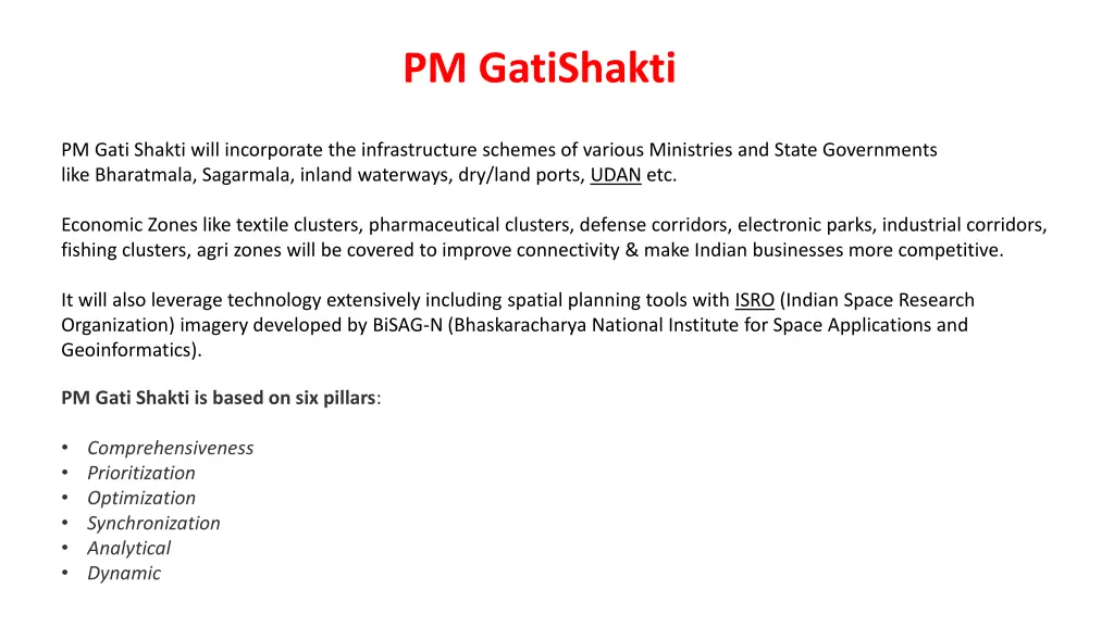 pm gatishakti