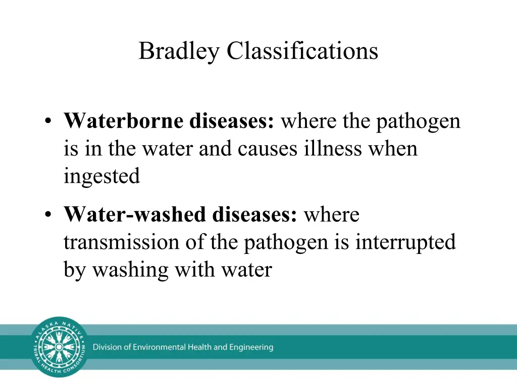 bradley classifications