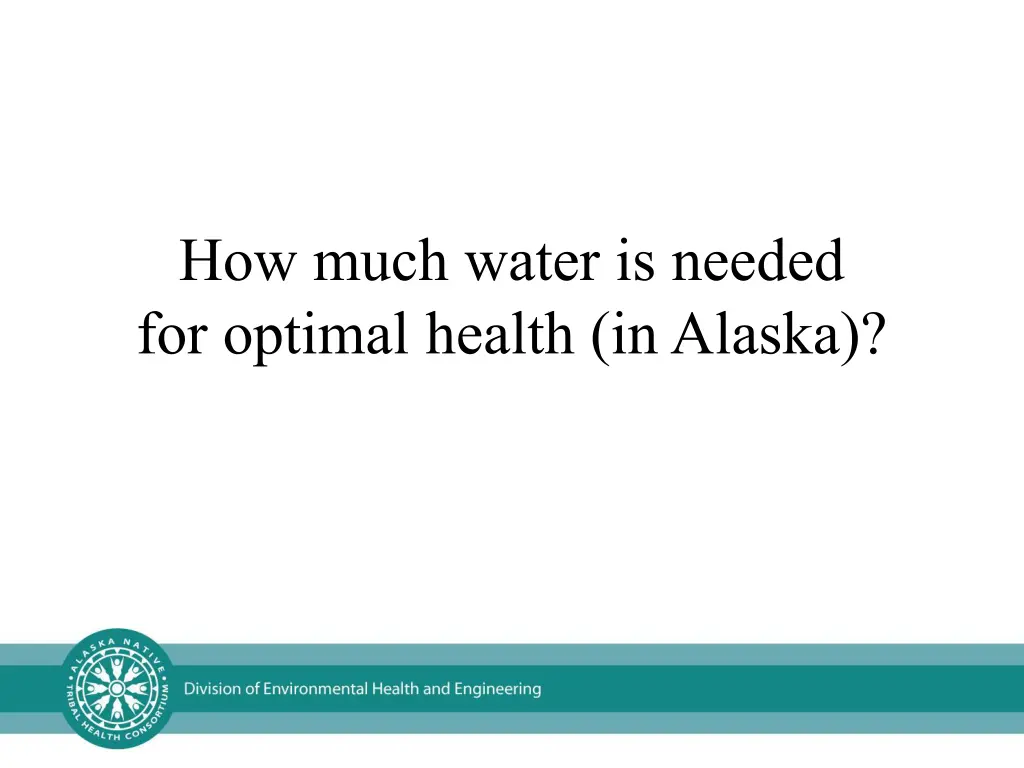how much water is needed for optimal health 1