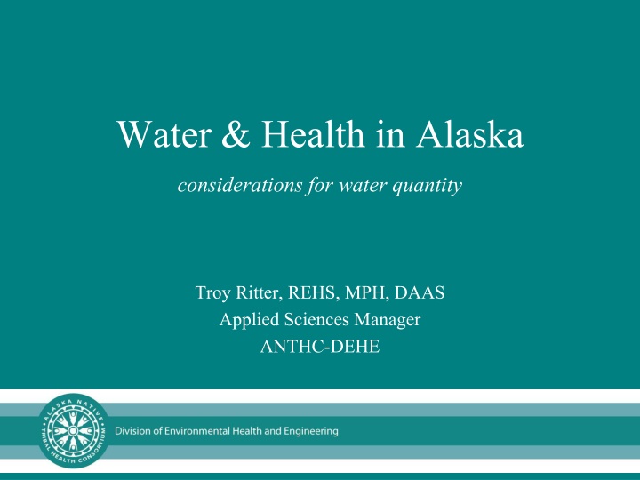 water health in alaska
