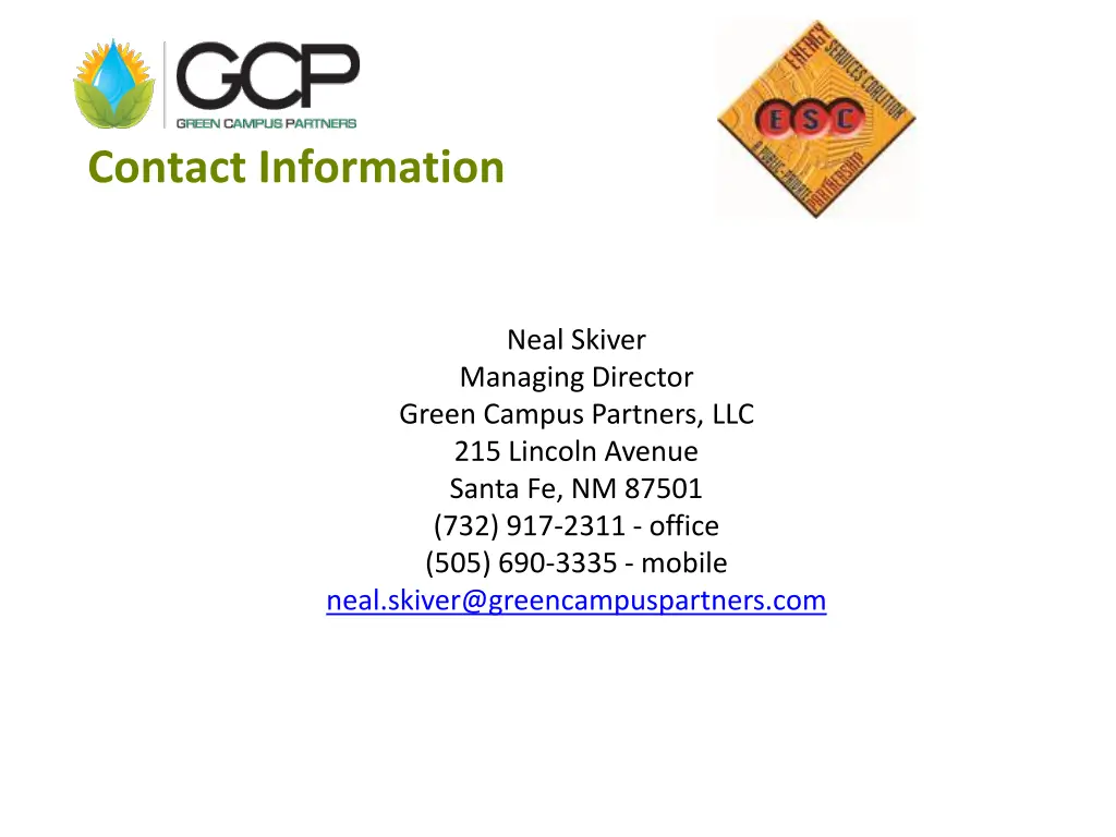 contact information