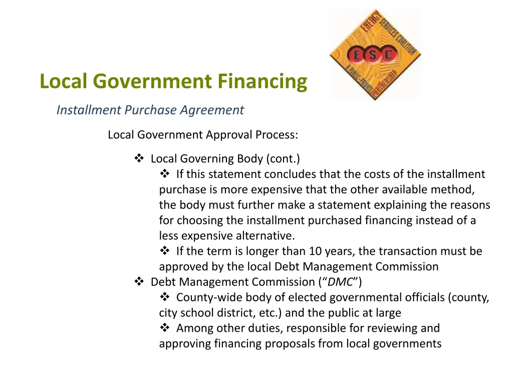 local government financing 2