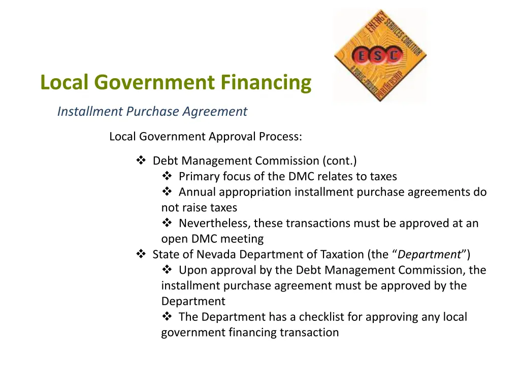 local government financing 3