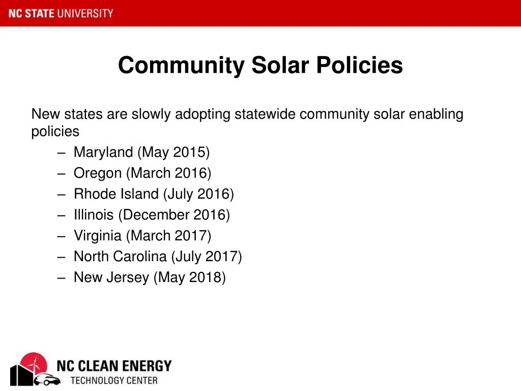 community solar policies