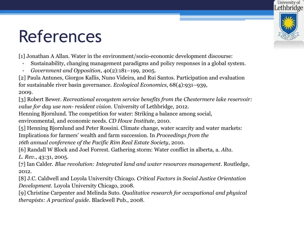 references