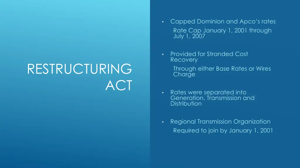 capped dominion and apco s rates rate cap january