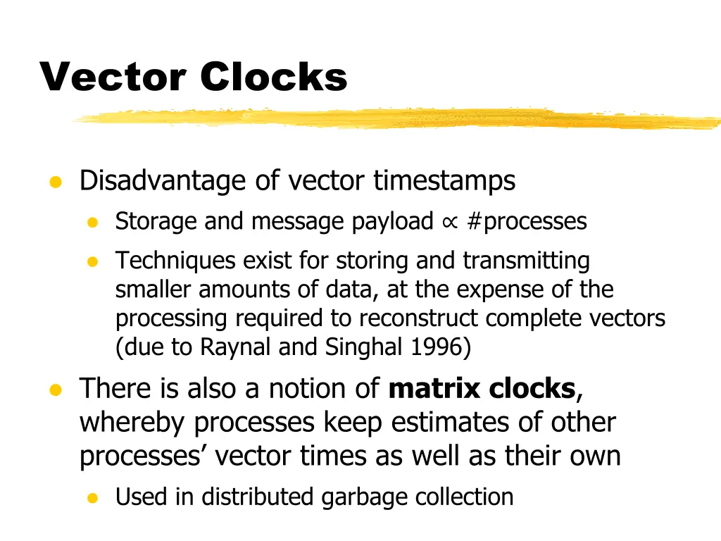 vector clocks 2