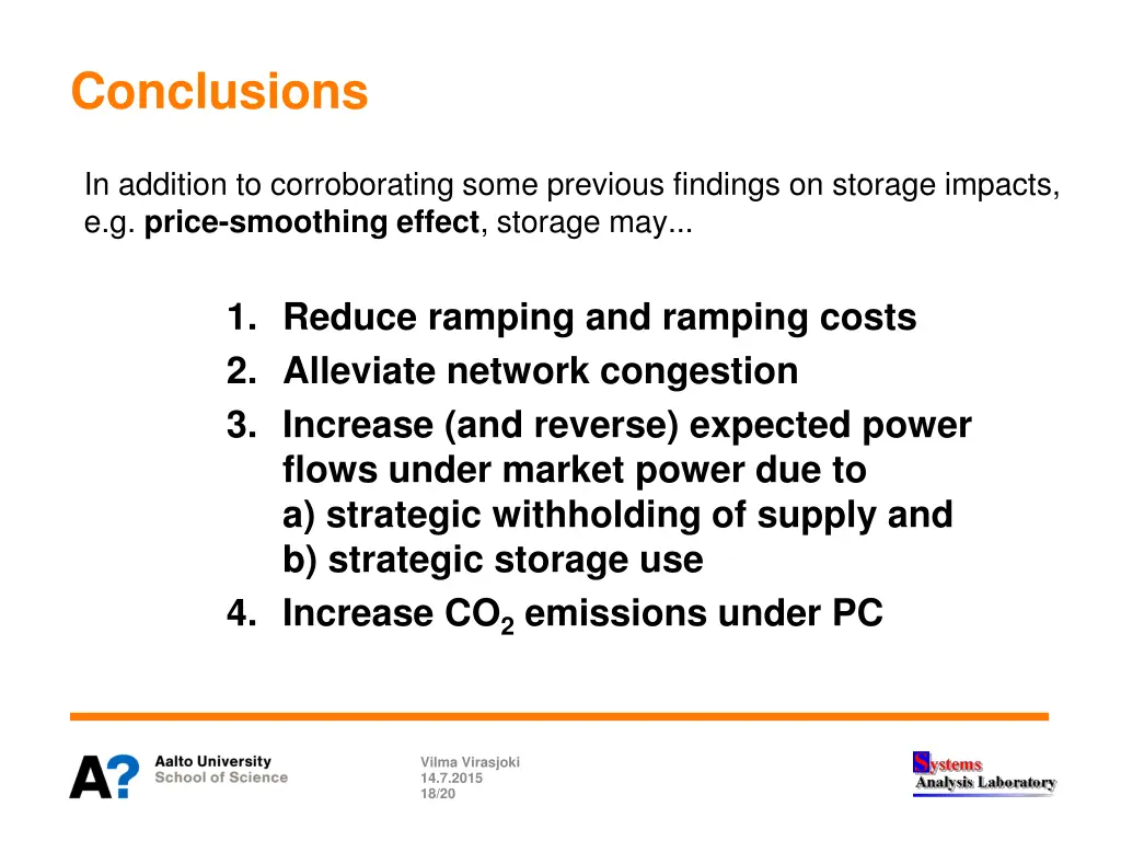 conclusions