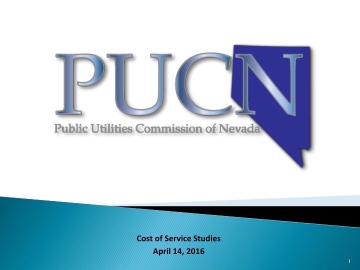cost of service studies april 14 2016
