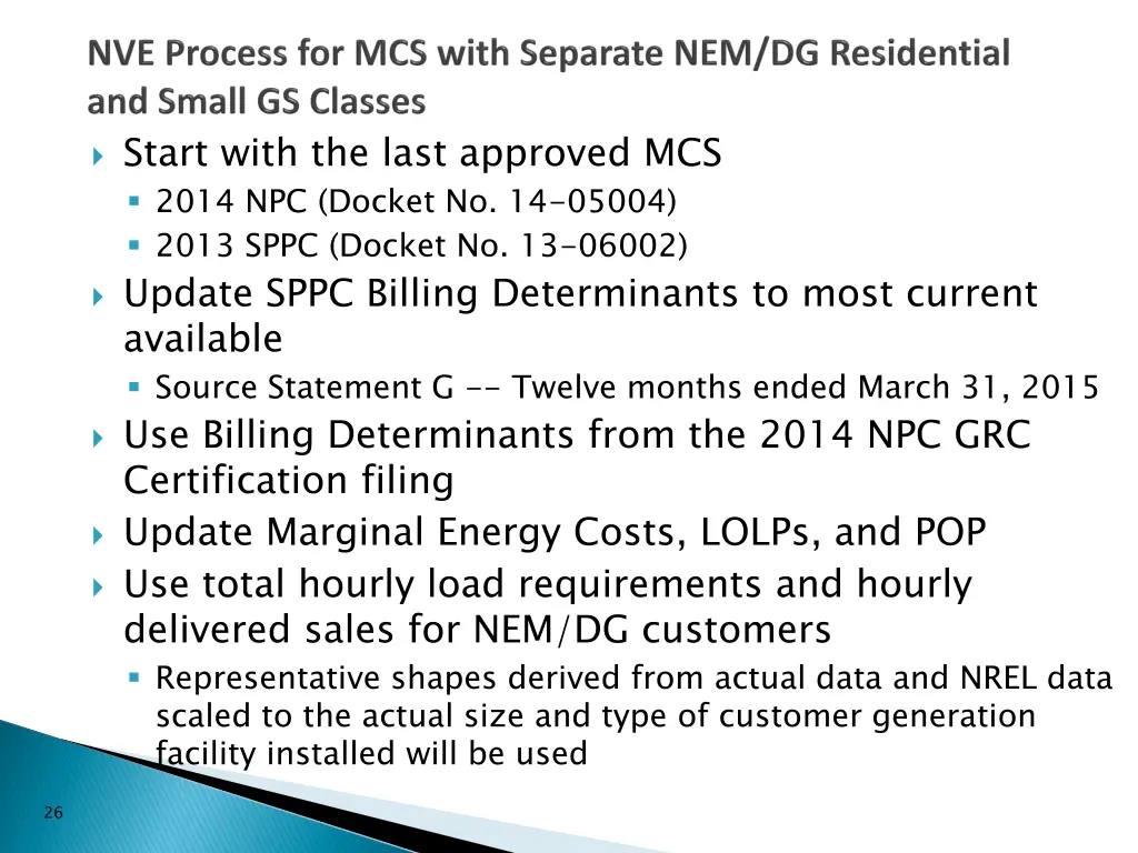start with the last approved mcs 2014 npc docket