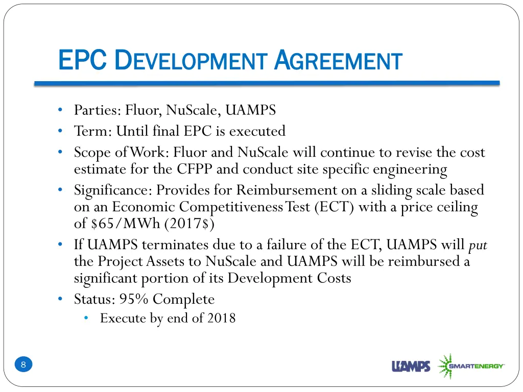 epc d epc d evelopment evelopment a a greement