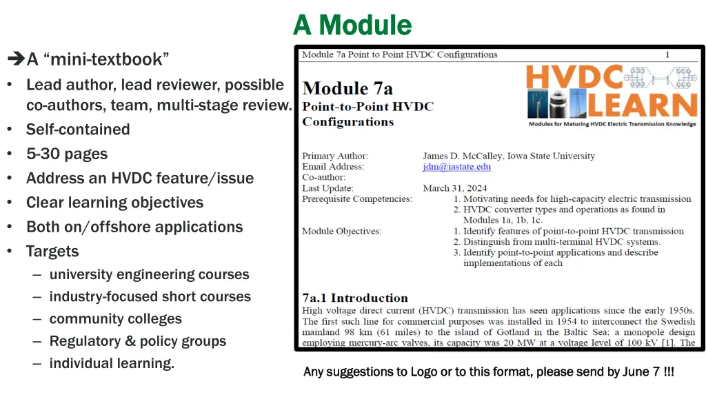 a module a module