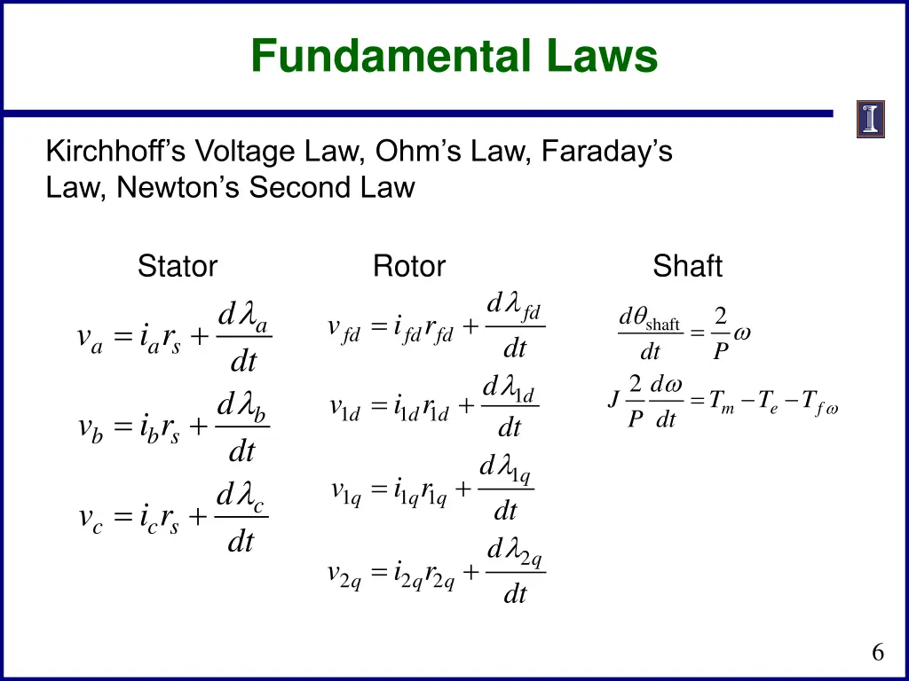 fundamental laws